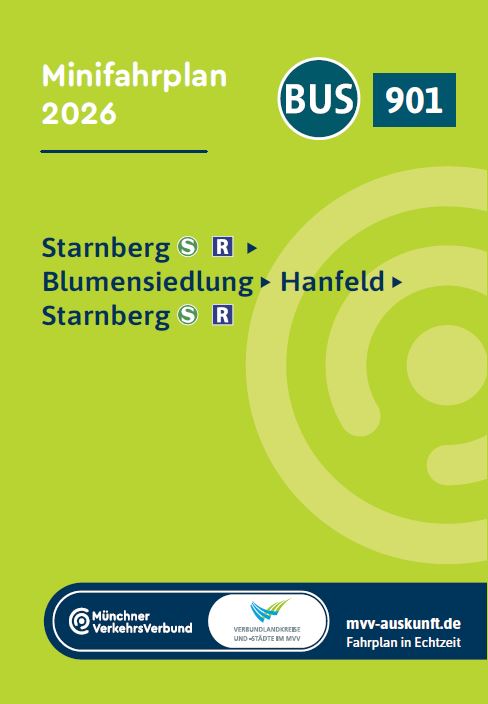 Minifahrplan Bus 901