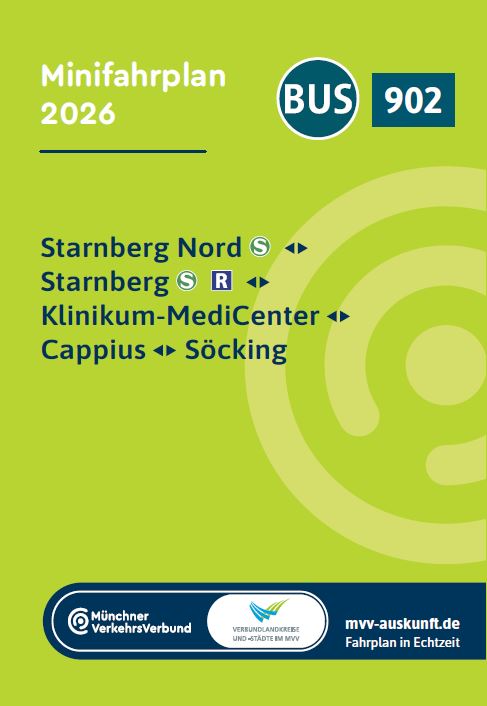 Minifahrplan Bus 902
