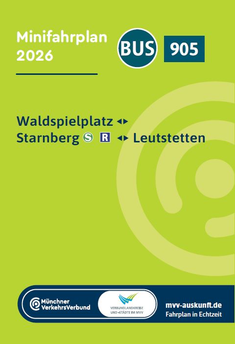 Minifahrplan Bus 905