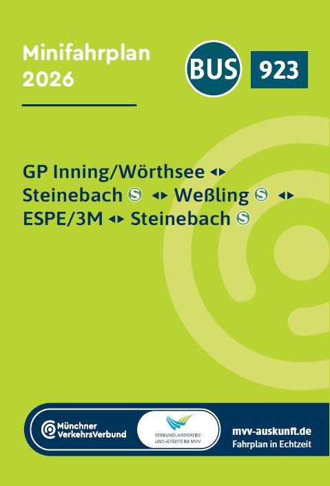 Minifahrplan Bus 923