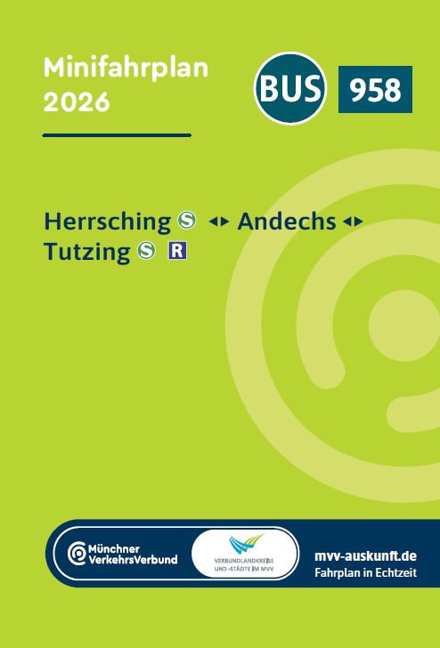 Minifahrplan Bus 958