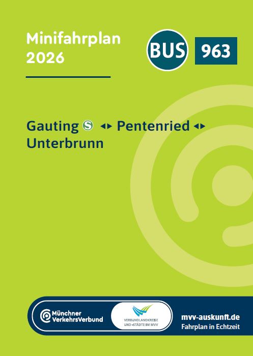 Minifahrplan Bus 963