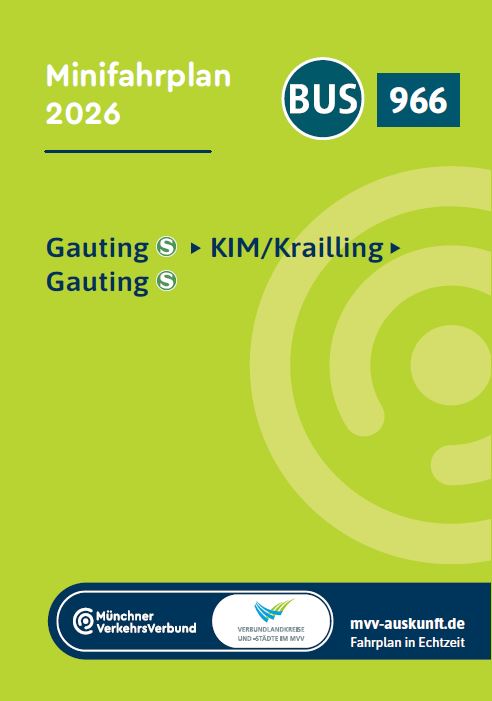 Minifahrplan Bus 966