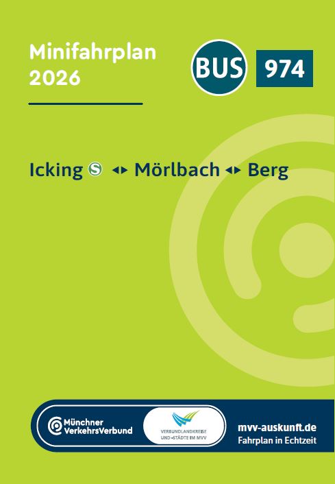 Minifahrplan Bus 974