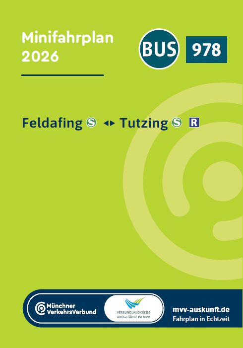 Minifahrplan Bus 978