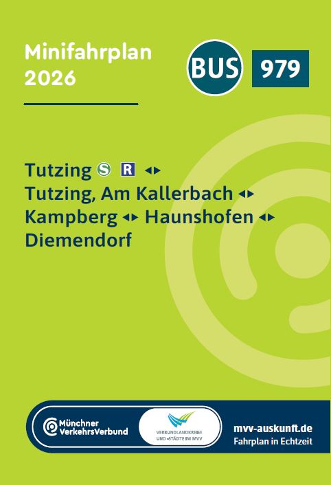 Minifahrplan Bus 979