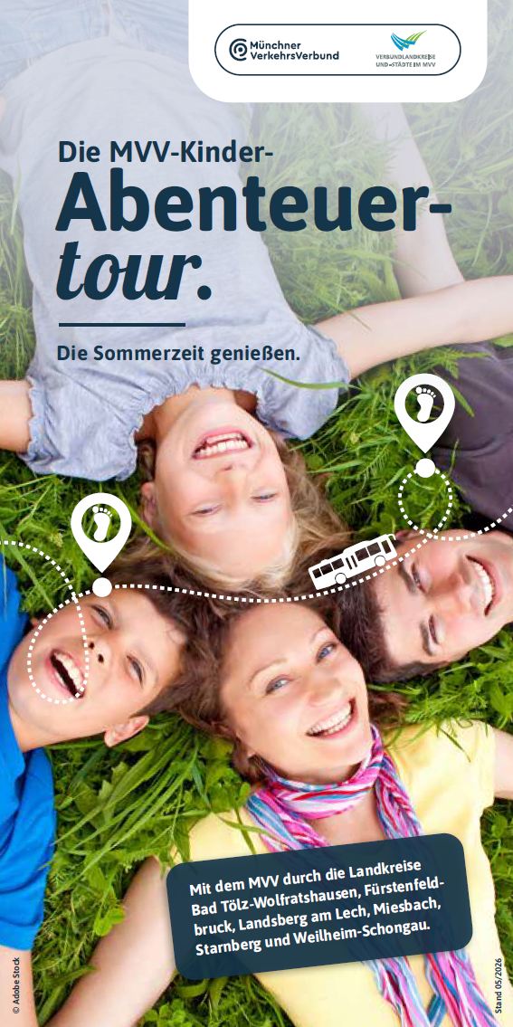Flyer MVV Kinder-Abenteuertour